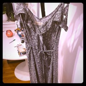 Hollister Wrap dress cutout shoulders